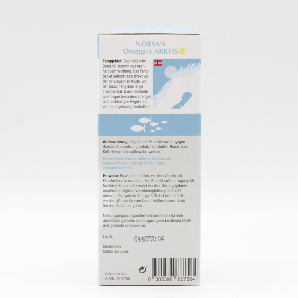 NORSAN Omega-3 Arktis mit Vitamin D3 flüssig NORSAN Omega-3 Arktis mit Vitamin D3 flüssig