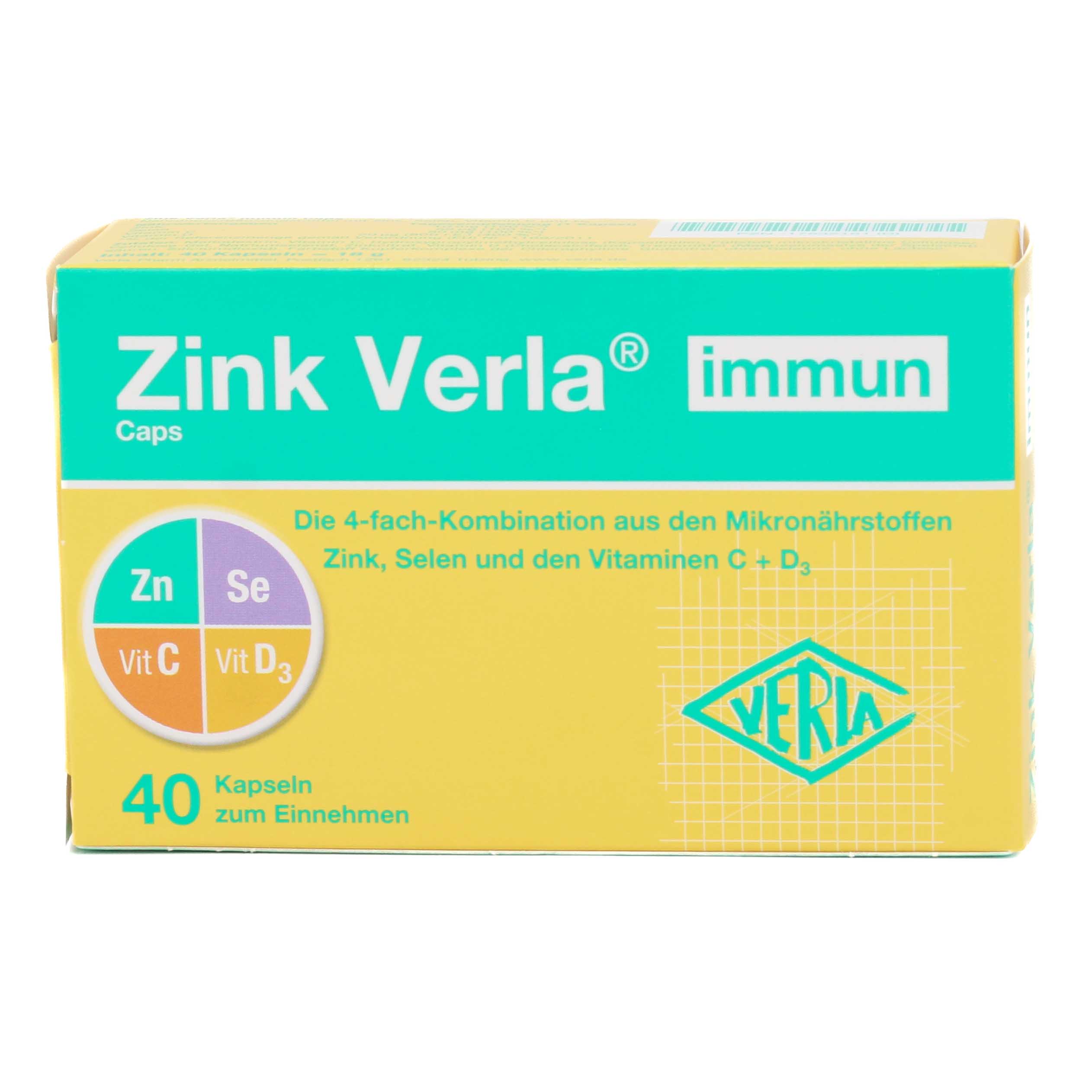 ZINK VERLA immun Caps ZINK VERLA immun Caps