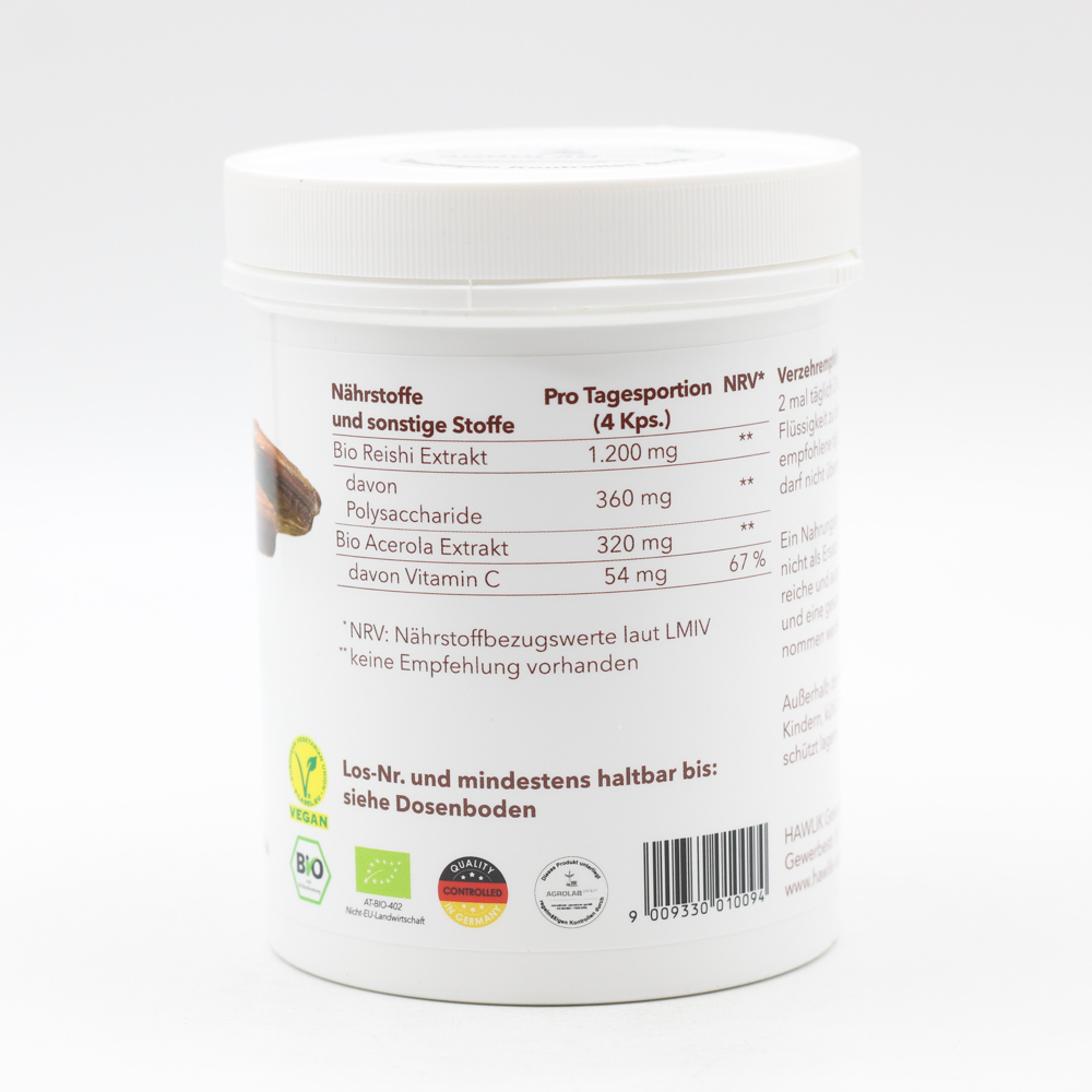 BIO REISHI Extrakt Kapseln BIO REISHI Extrakt Kapseln