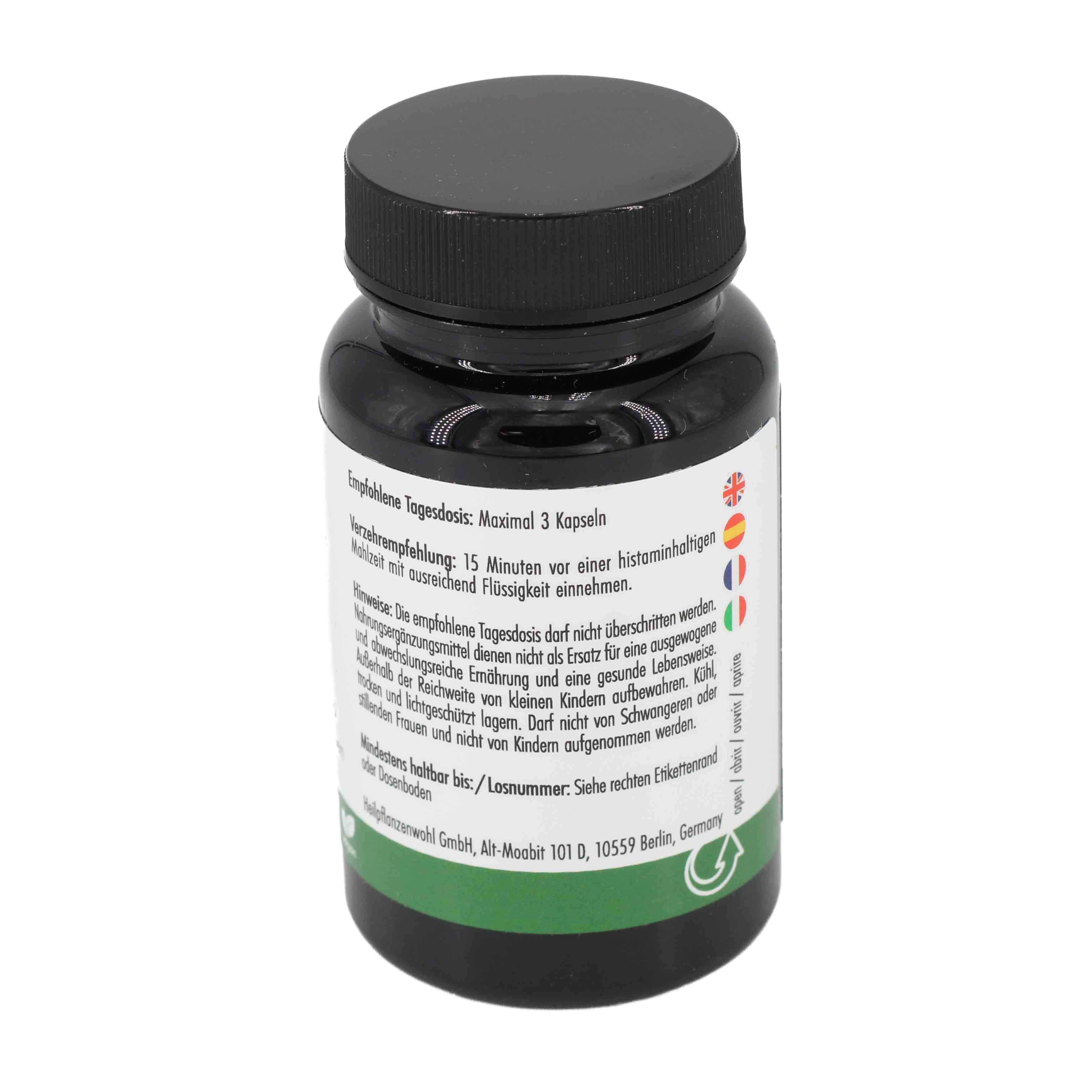 GREEN NATURALS DAO 100mg veg.zum Histaminabbau Kps GREEN NATURALS DAO 100mg veg.zum Histaminabbau Kps