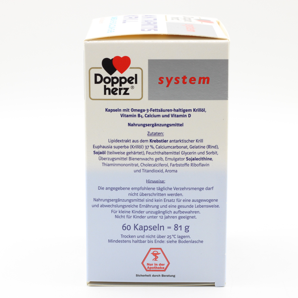 DOPPELHERZ Antarktis Krill system Kapseln DOPPELHERZ Antarktis Krill system Kapseln