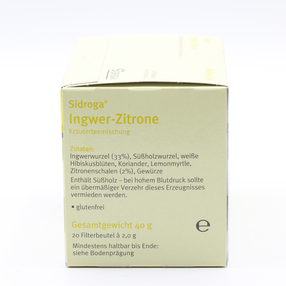 SIDROGA Wellness Ingwer-Zitrone Tee Filterbeutel SIDROGA Wellness Ingwer-Zitrone Tee Filterbeutel