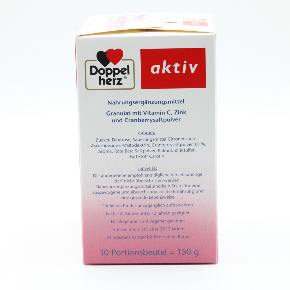 DOPPELHERZ heiße Cranberry m.Vit.C+Zink Granulat DOPPELHERZ heiße Cranberry m.Vit.C+Zink Granulat