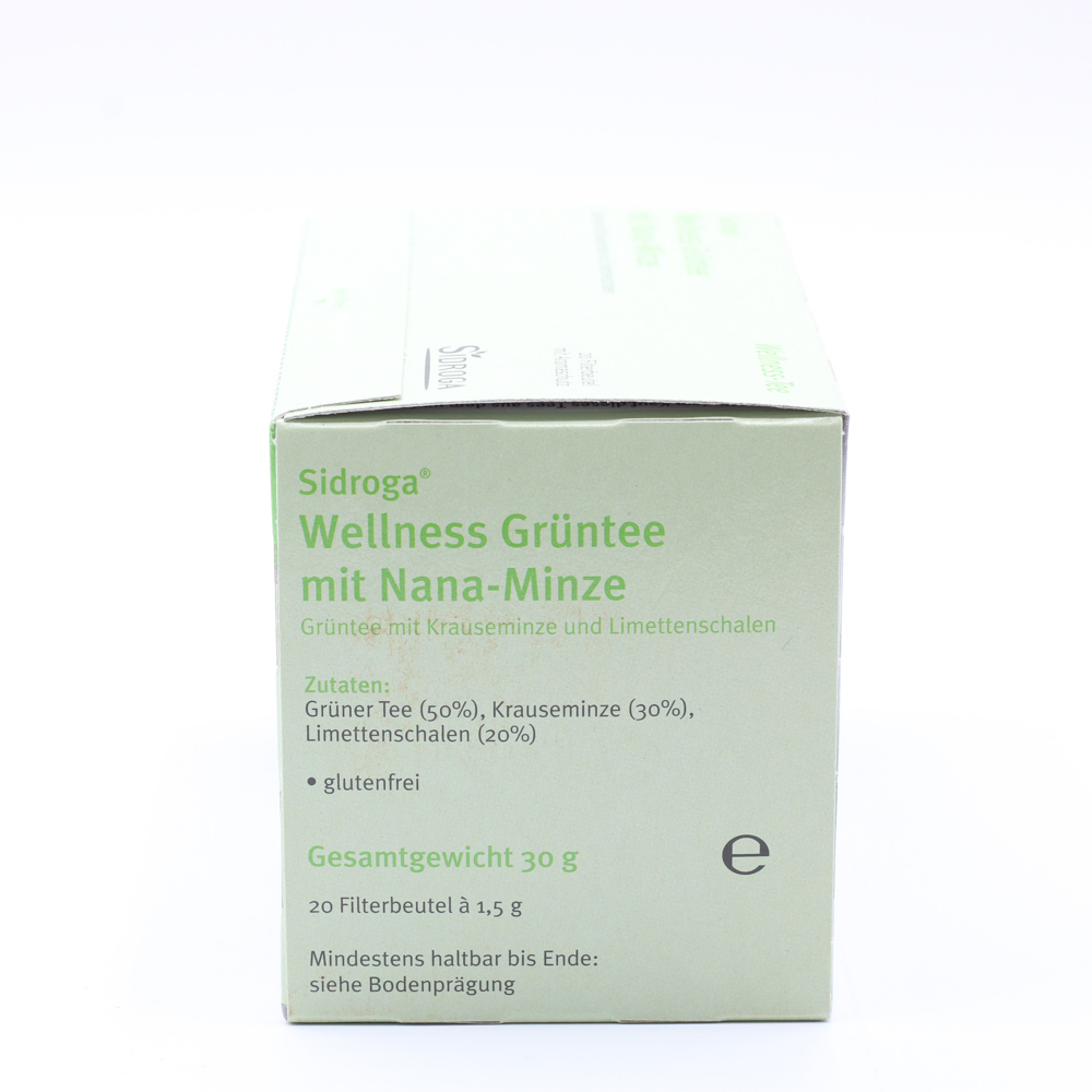 SIDROGA Wellness Grüntee m. Nana-Minze Filterb. SIDROGA Wellness Grüntee m. Nana-Minze Filterb.