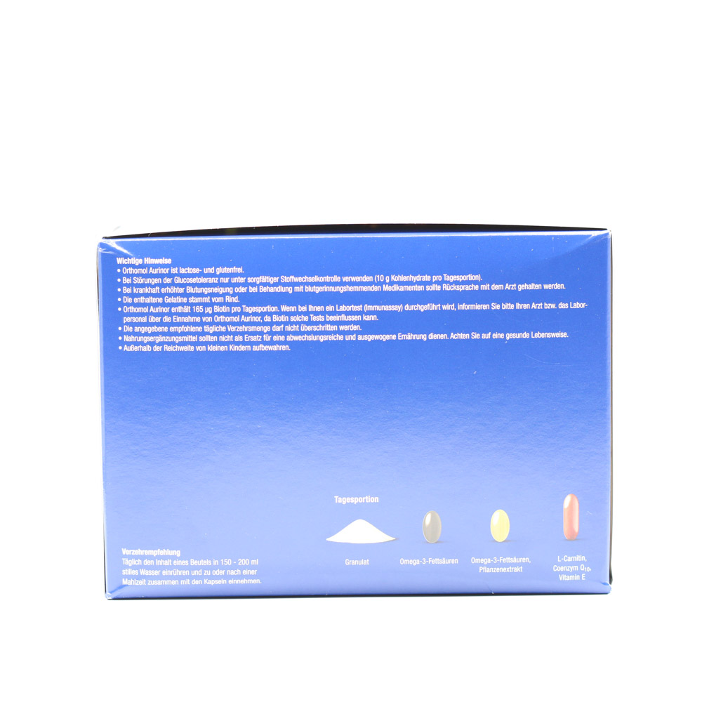 ORTHOMOL aurinor Granulat/Kaps.Kombipack. ORTHOMOL aurinor Granulat/Kaps.Kombipack.