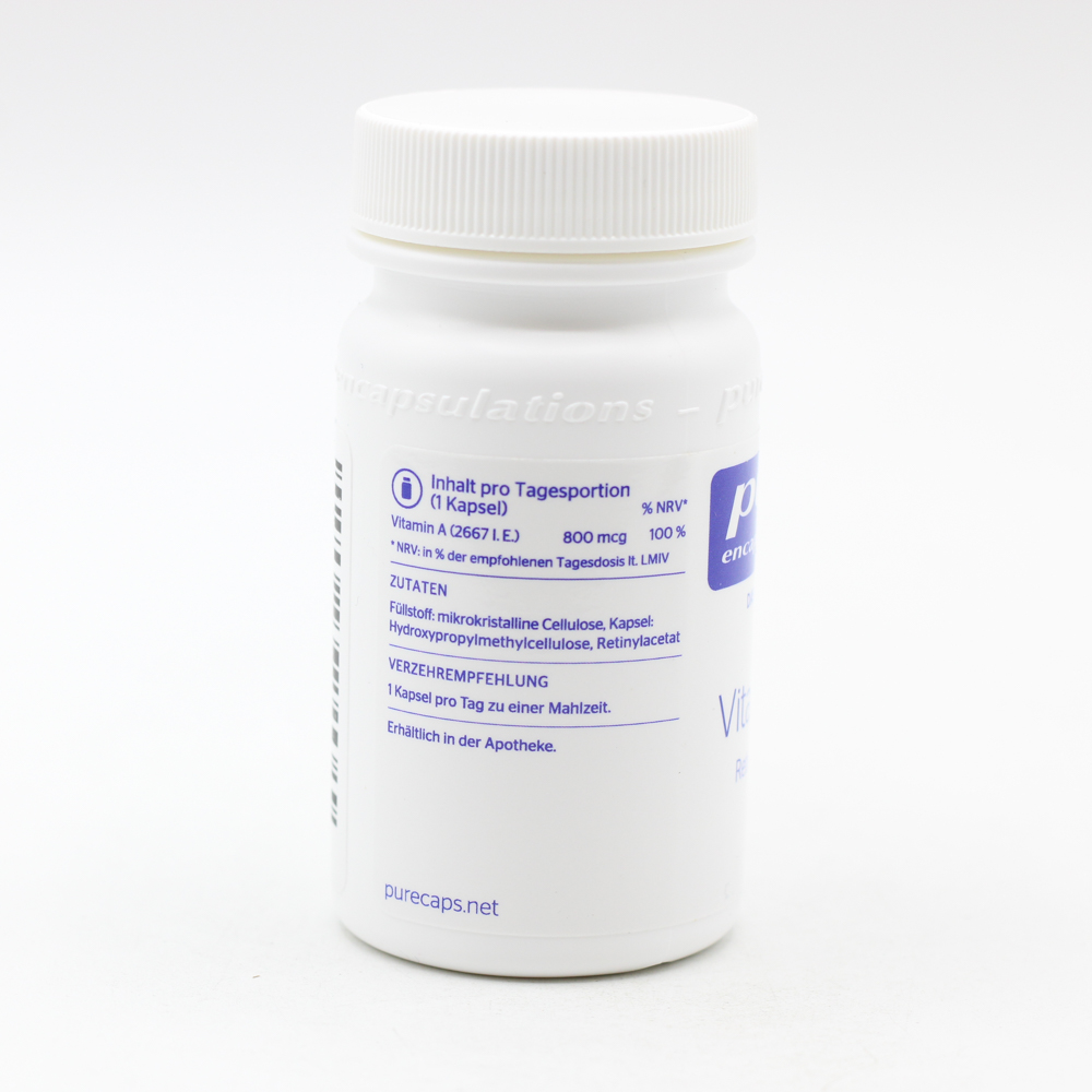 PURE ENCAPSULATIONS Vitamin A Retinylacetat Kaps. PURE ENCAPSULATIONS Vitamin A Retinylacetat Kaps.