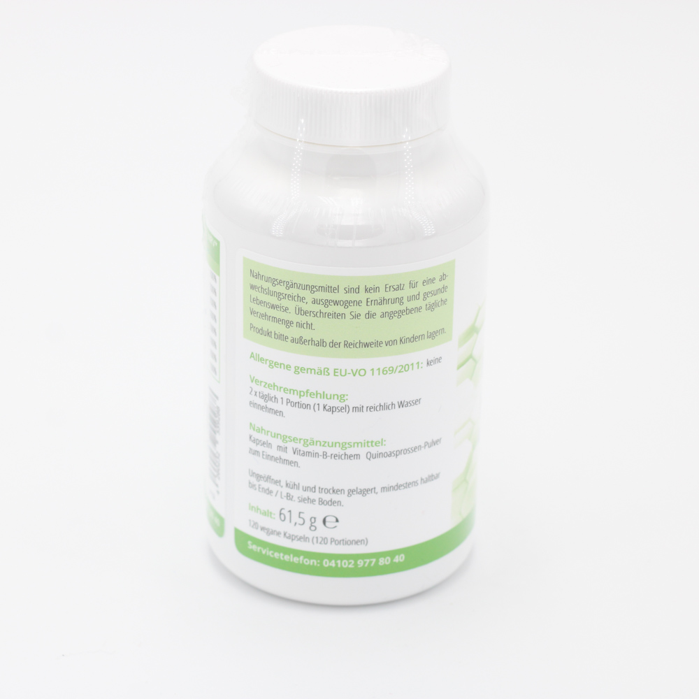 VITAMIN B KOMPLEX nat.aus Quinoasprossen-Extr.Kps. VITAMIN B KOMPLEX nat.aus Quinoasprossen-Extr.Kps.