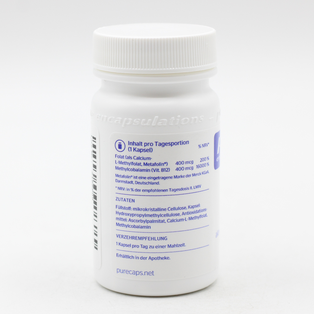 PURE ENCAPSULATIONS B12 Folate Kapseln PURE ENCAPSULATIONS B12 Folate Kapseln
