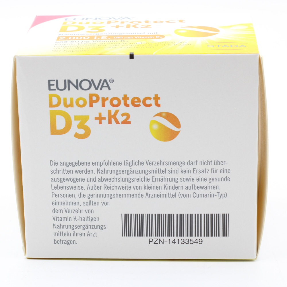 EUNOVA DuoProtect D3+K2 2000 I.E./80 μg Kapseln EUNOVA DuoProtect D3+K2 2000 I.E./80 μg Kapseln