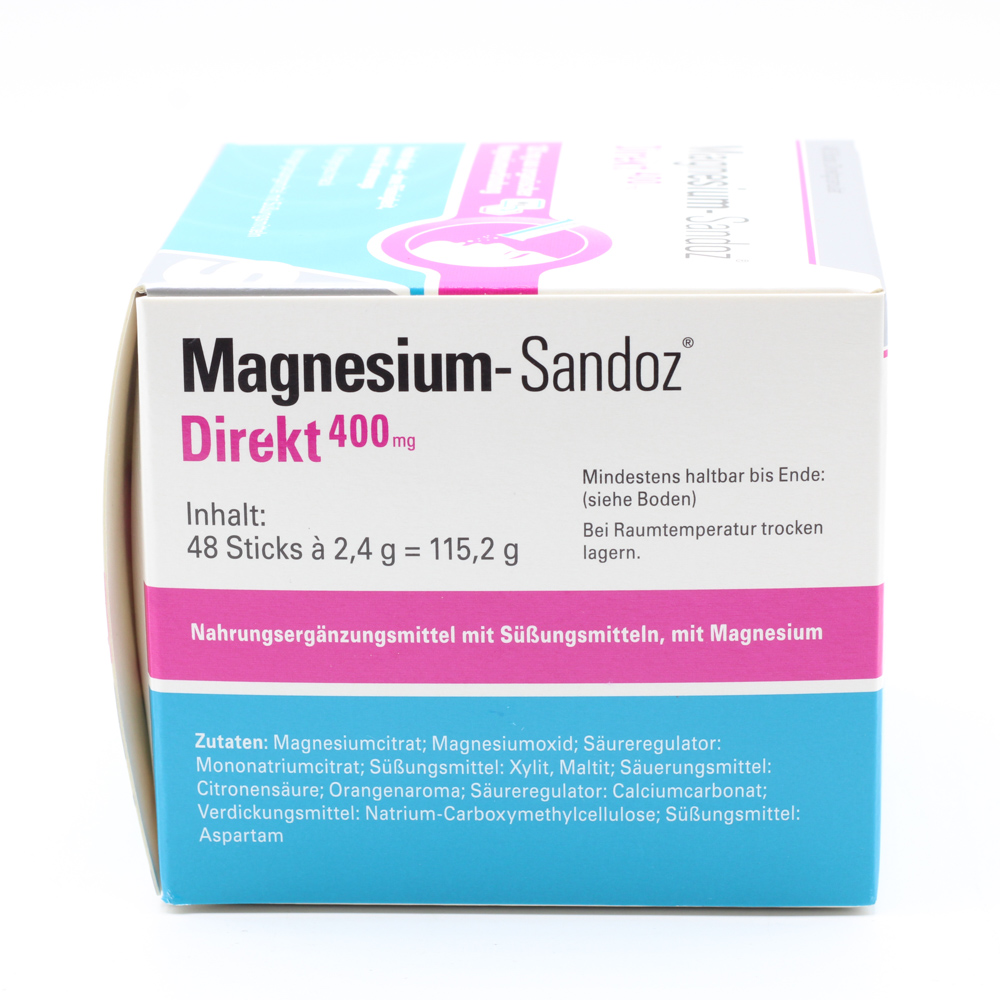 MAGNESIUM SANDOZ Direkt 400 mg Sticks MAGNESIUM SANDOZ Direkt 400 mg Sticks