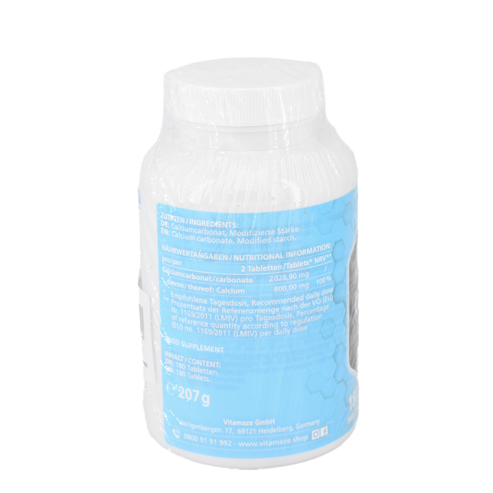 CALCIUM 400 mg vegan Tabletten CALCIUM 400 mg vegan Tabletten