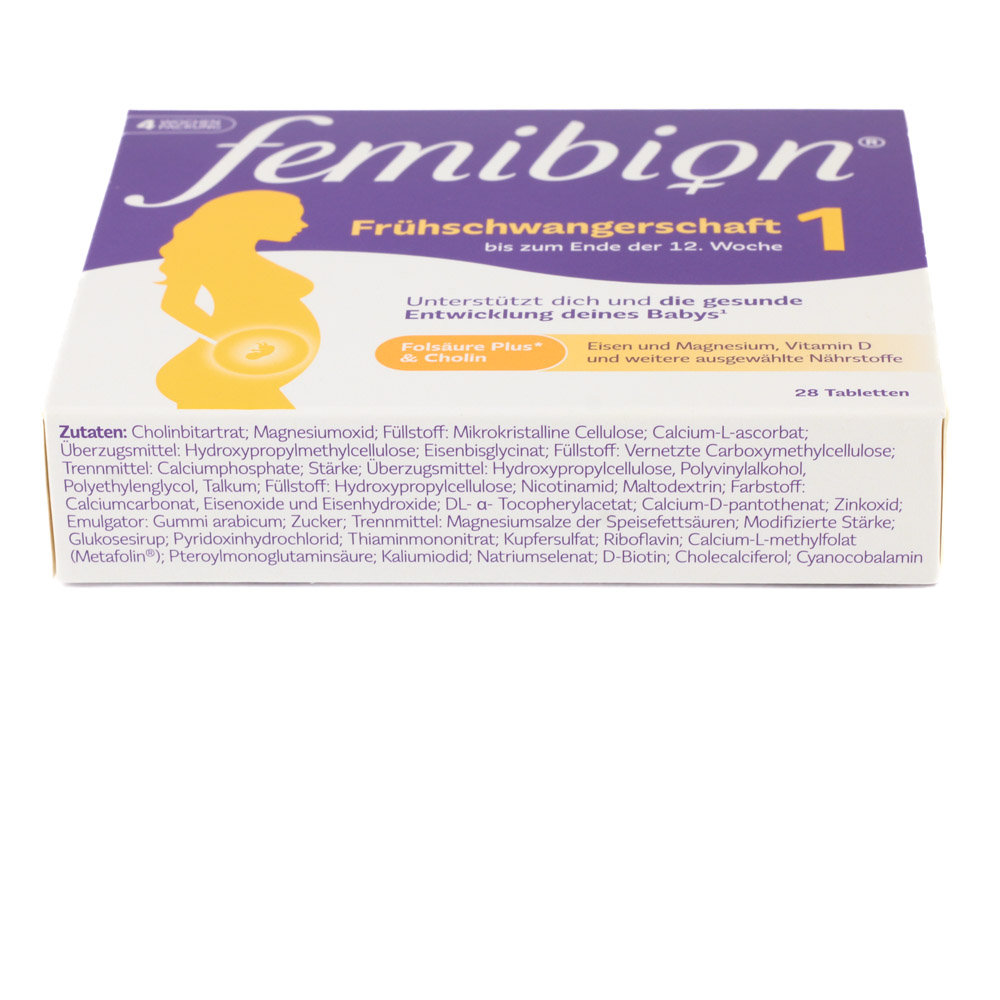FEMIBION 1 Frühschwangerschaft Tabletten FEMIBION 1 Frühschwangerschaft Tabletten