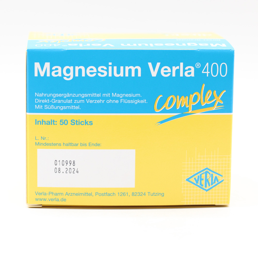 MAGNESIUM VERLA 400 Zitrone Direkt-Granulat MAGNESIUM VERLA 400 Zitrone Direkt-Granulat