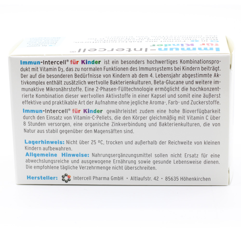 IMMUN-INTERCELL für Kinder Hartk.verä.Wst.-Frs. IMMUN-INTERCELL für Kinder Hartk.verä.Wst.-Frs.