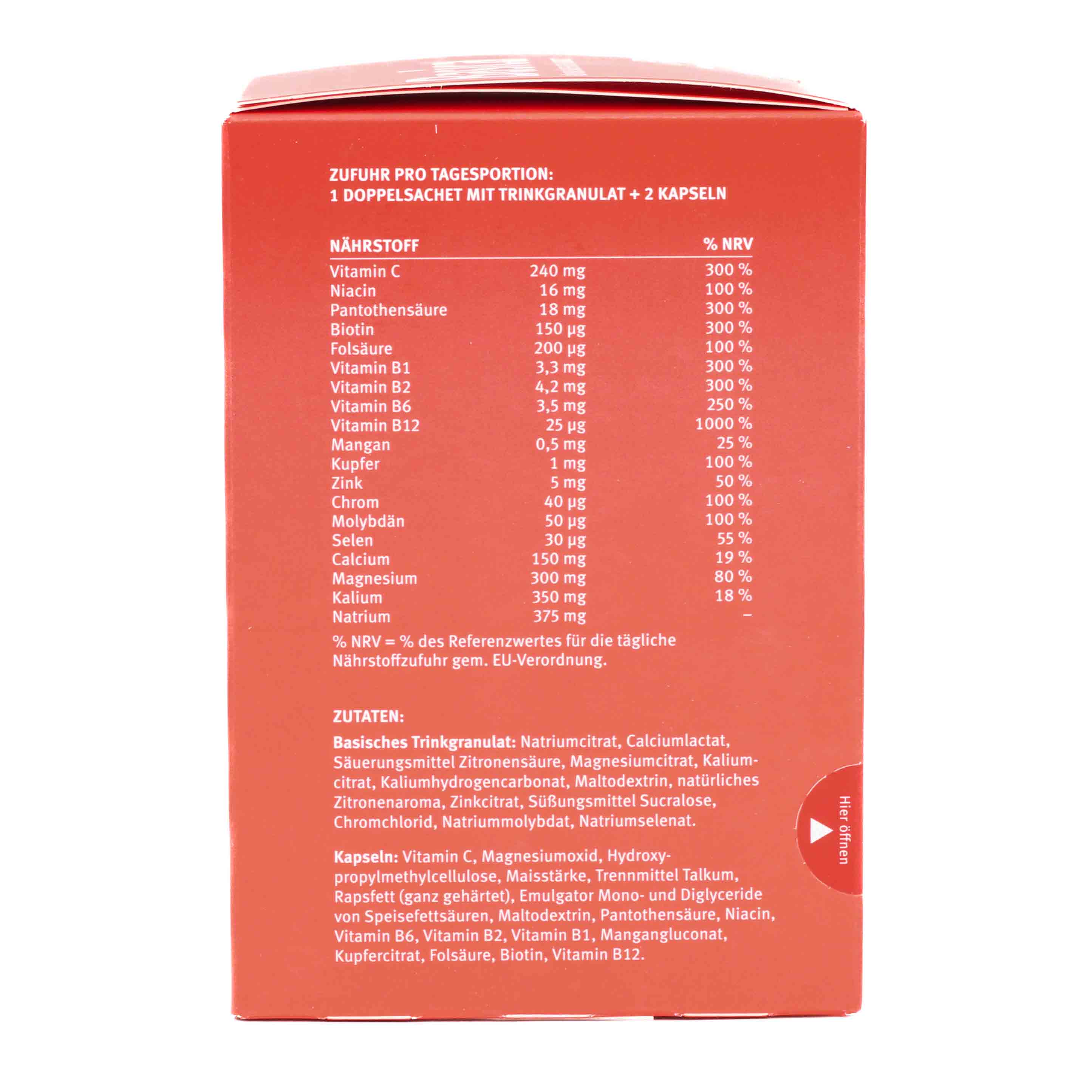 BASICA Energie Trinkgranulat+Kapseln f.30 Tage Kpg BASICA Energie Trinkgranulat+Kapseln f.30 Tage Kpg