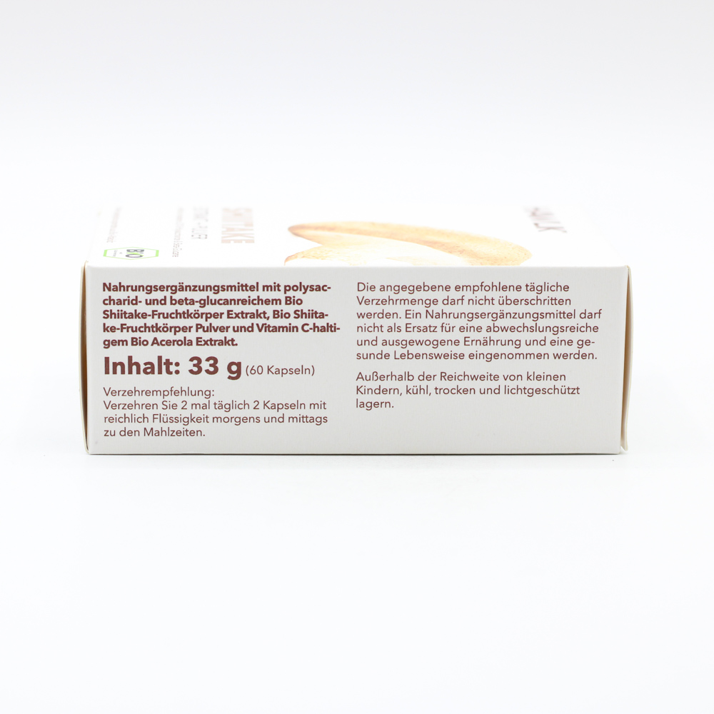 BIO SHIITAKE Extrakt+Pulver Kapseln BIO SHIITAKE Extrakt+Pulver Kapseln