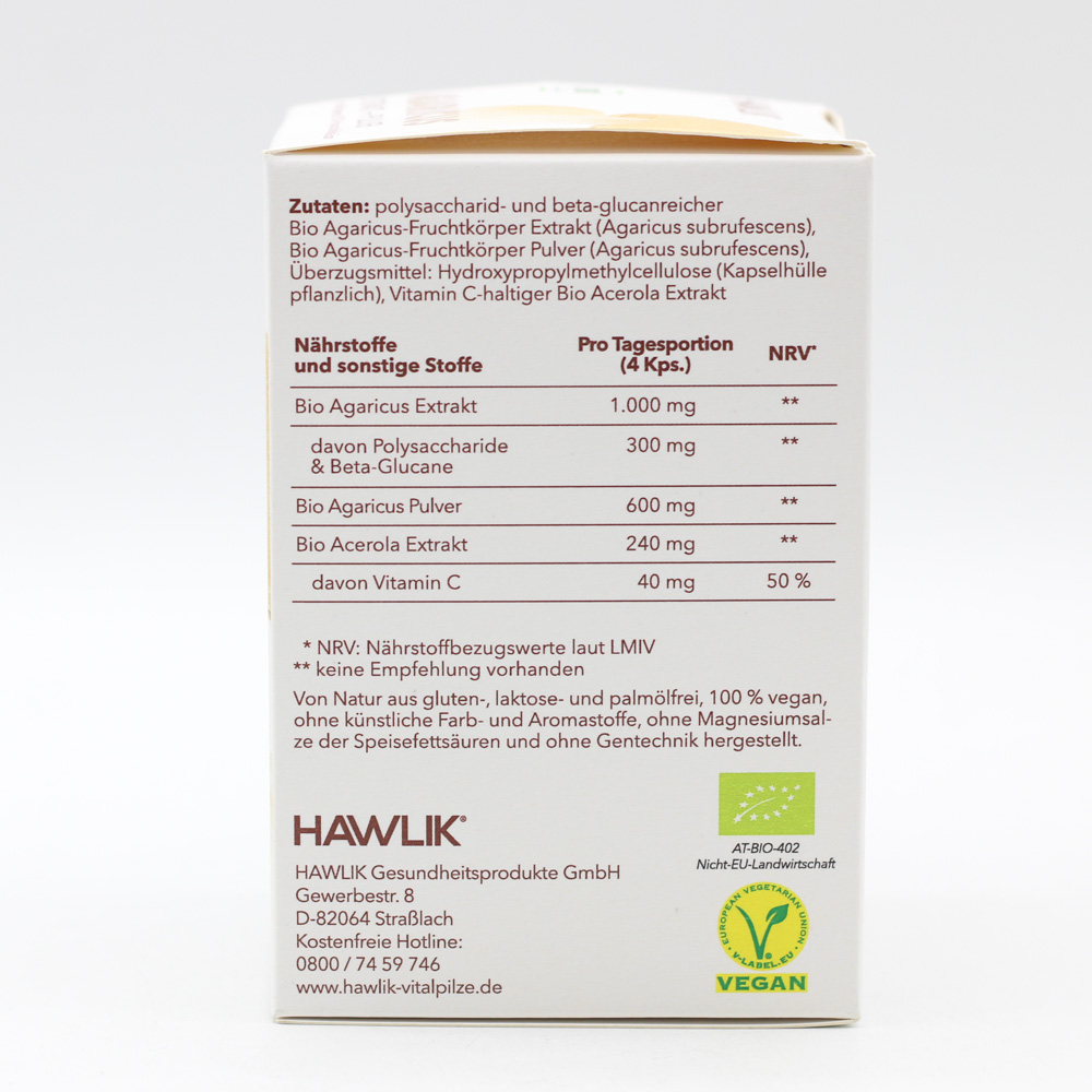 BIO AGARICUS Extrakt+Pulver Kapseln BIO AGARICUS Extrakt+Pulver Kapseln