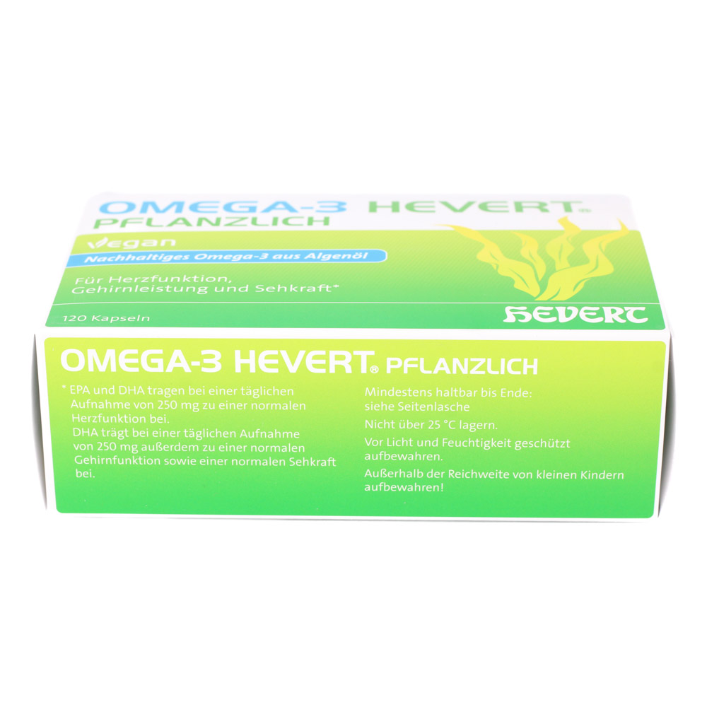 OMEGA-3 HEVERT pflanzlich Weichkapseln OMEGA-3 HEVERT pflanzlich Weichkapseln