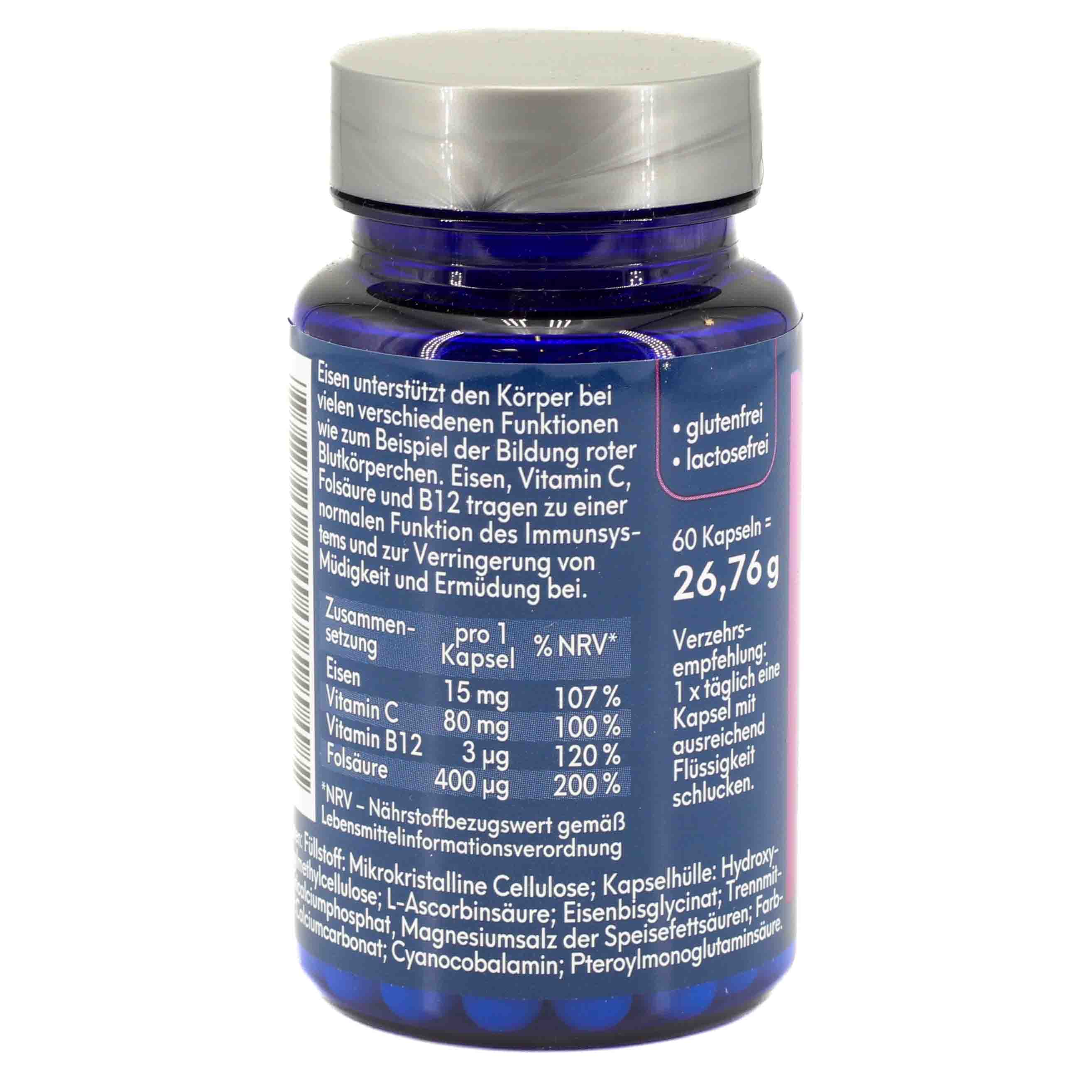GESUND LEBEN Eisen 15 mg Kapseln GESUND LEBEN Eisen 15 mg Kapseln