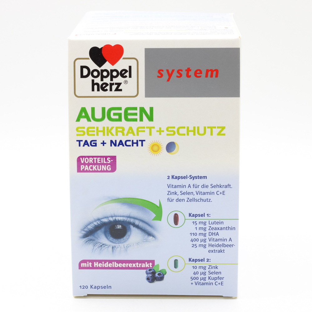 DOPPELHERZ Augen Sehkraft+Schutz system Kapseln DOPPELHERZ Augen Sehkraft+Schutz system Kapseln