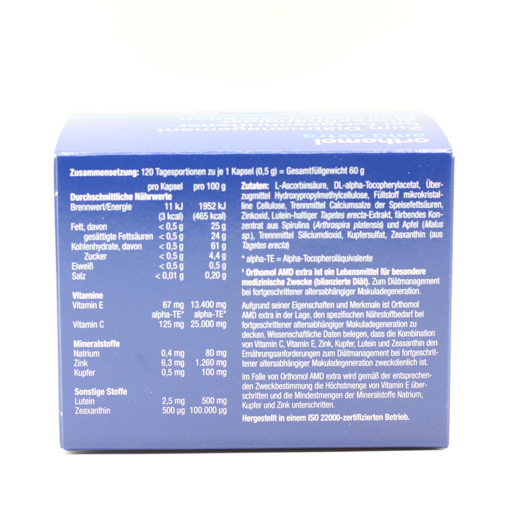 ORTHOMOL AMD extra Kapseln ORTHOMOL AMD extra Kapseln