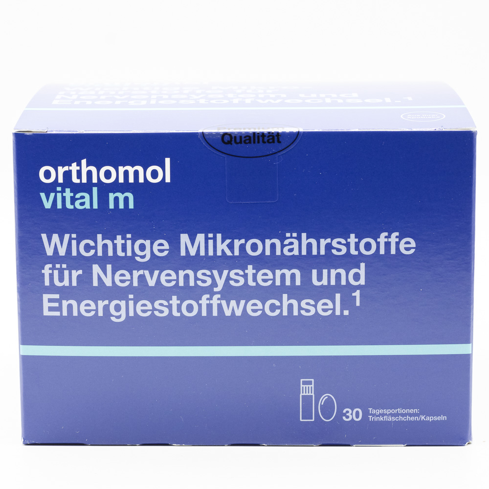 ORTHOMOL Vital M Trinkfläschchen/Kaps.Kombipack. ORTHOMOL Vital M Trinkfläschchen/Kaps.Kombipack.