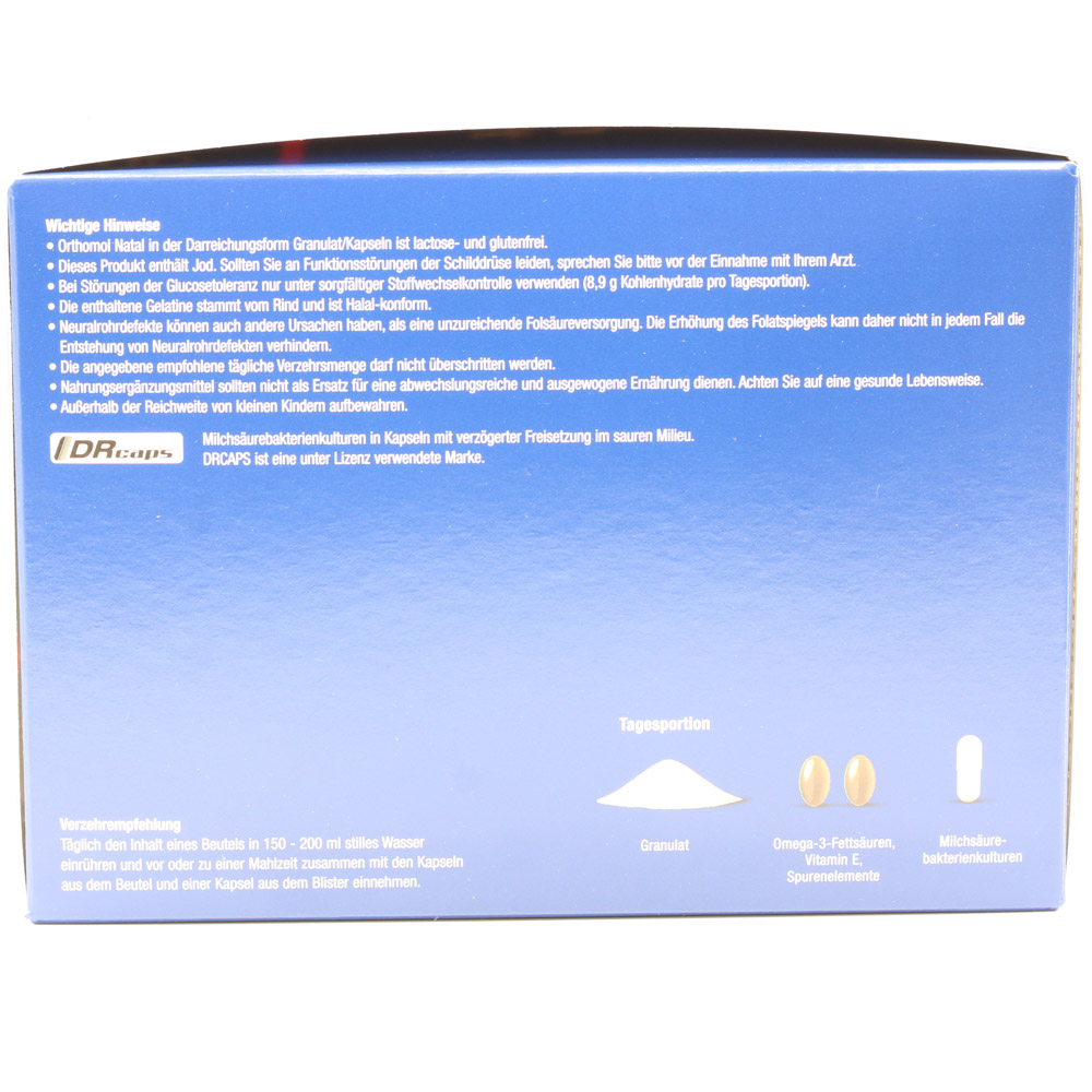 ORTHOMOL Natal Granulat/Kapseln 30 Btl.Kombipack. ORTHOMOL Natal Granulat/Kapseln 30 Btl.Kombipack.