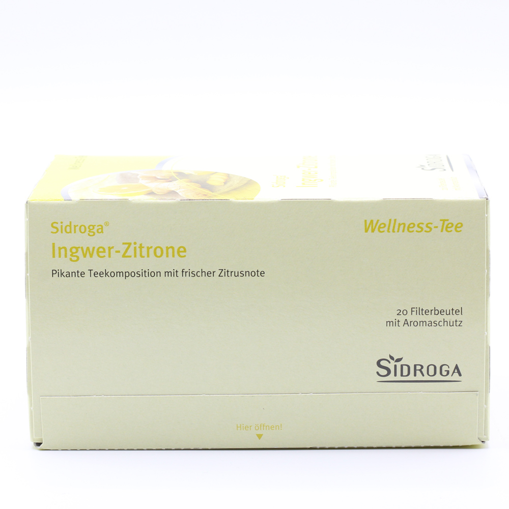 SIDROGA Wellness Ingwer-Zitrone Tee Filterbeutel SIDROGA Wellness Ingwer-Zitrone Tee Filterbeutel