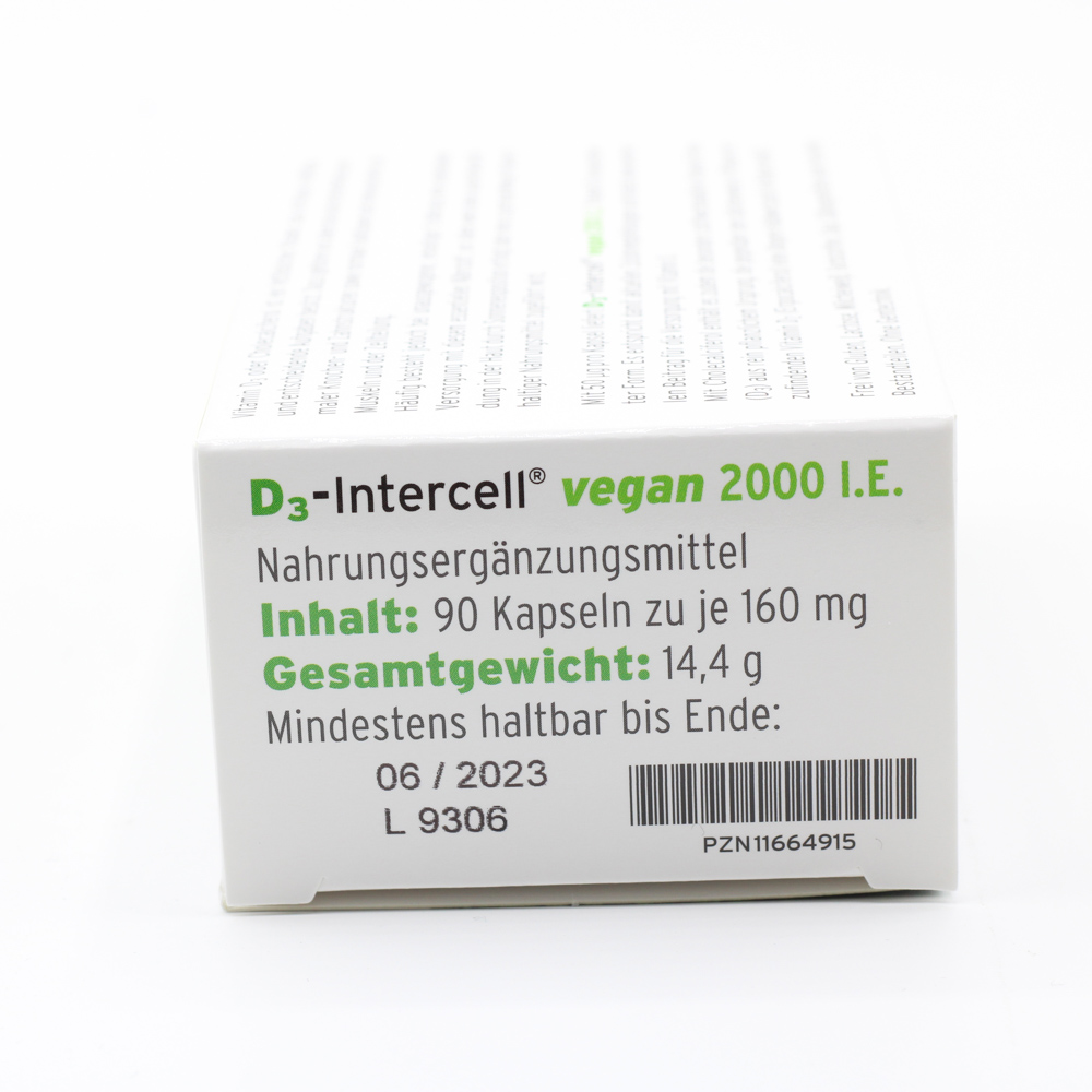 D3-INTERCELL vegan 2.000 I.E. Kapseln D3-INTERCELL vegan 2.000 I.E. Kapseln