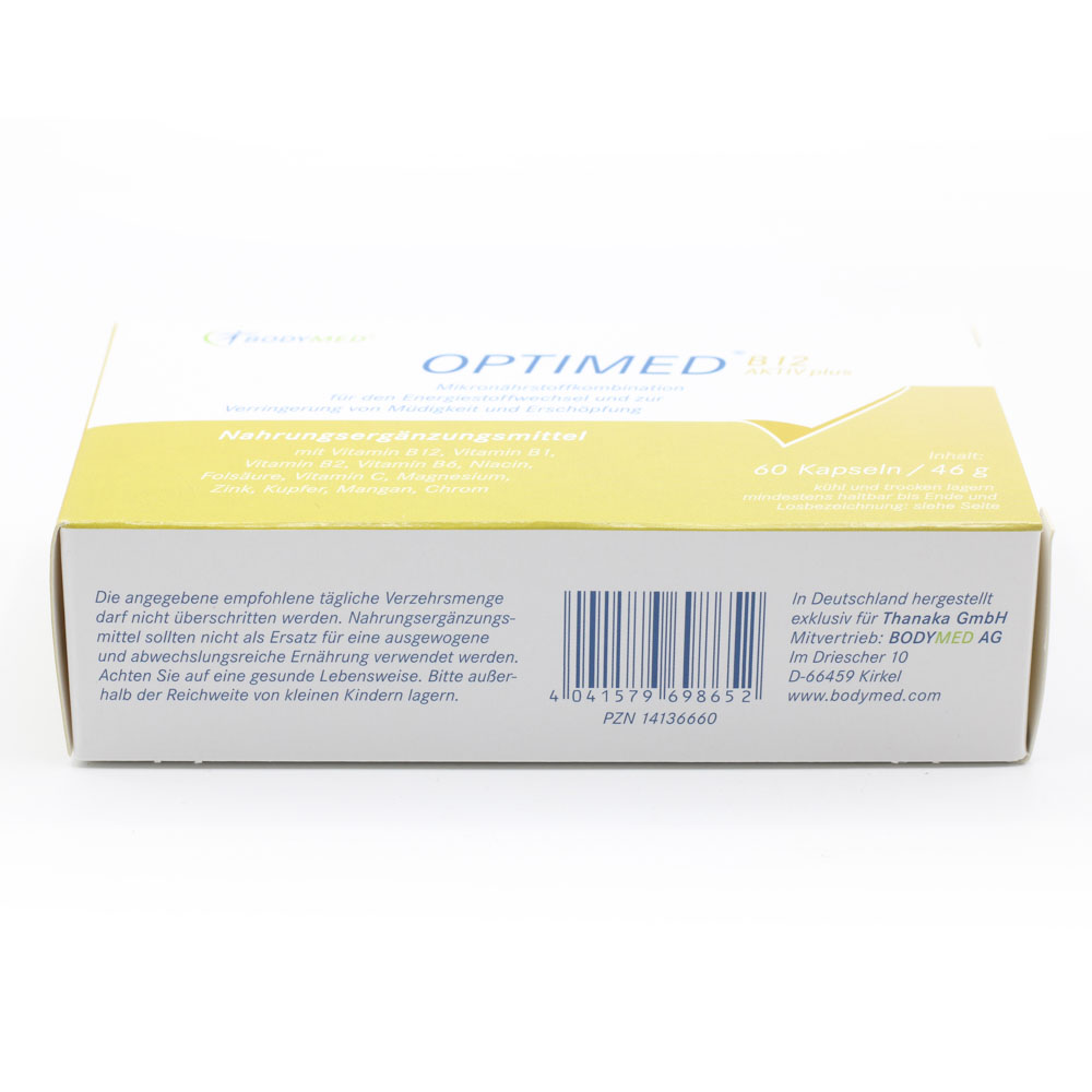 OPTIMED B12 Aktiv plus Kapseln OPTIMED B12 Aktiv plus Kapseln