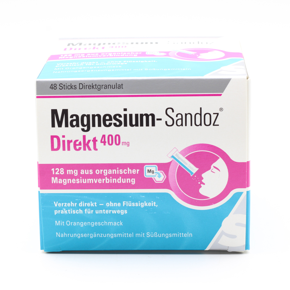 MAGNESIUM SANDOZ Direkt 400 mg Sticks MAGNESIUM SANDOZ Direkt 400 mg Sticks