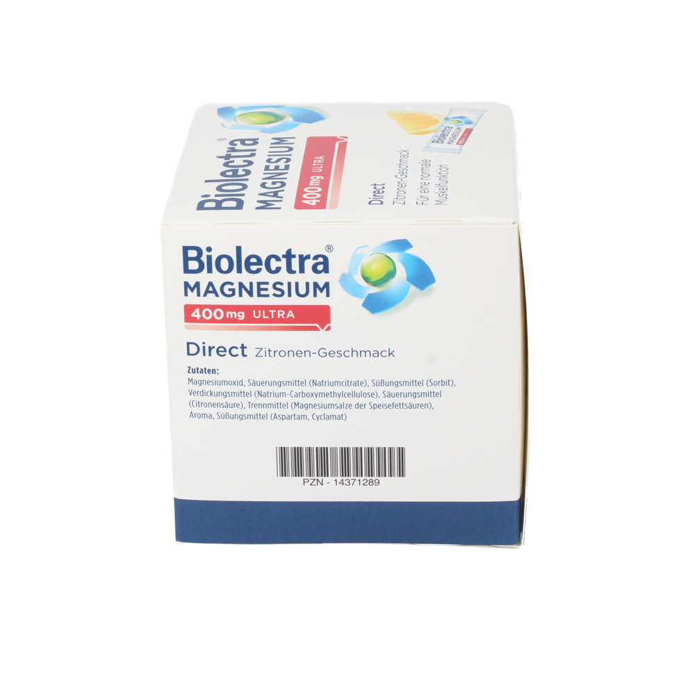 BIOLECTRA Magnesium 400 mg ultra Direct Zitrone BIOLECTRA Magnesium 400 mg ultra Direct Zitrone