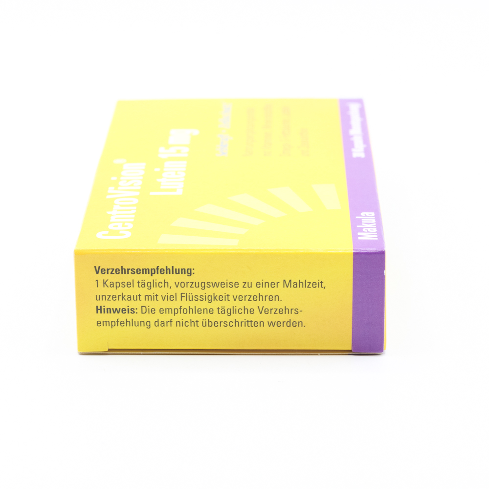 CENTROVISION Lutein 15 mg Kapseln CENTROVISION Lutein 15 mg Kapseln