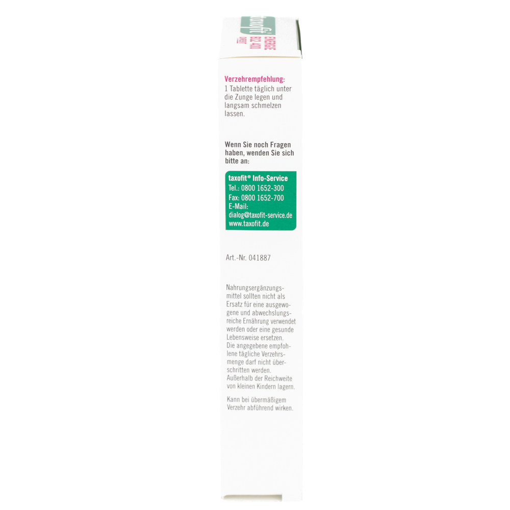 TAXOFIT Energie B12 400 Direkt Schmelztabletten TAXOFIT Energie B12 400 Direkt Schmelztabletten