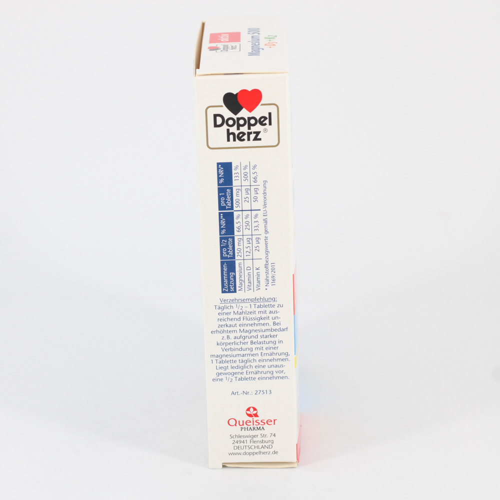 DOPPELHERZ Magnesium 500+D3+K2 Depot Tabletten DOPPELHERZ Magnesium 500+D3+K2 Depot Tabletten
