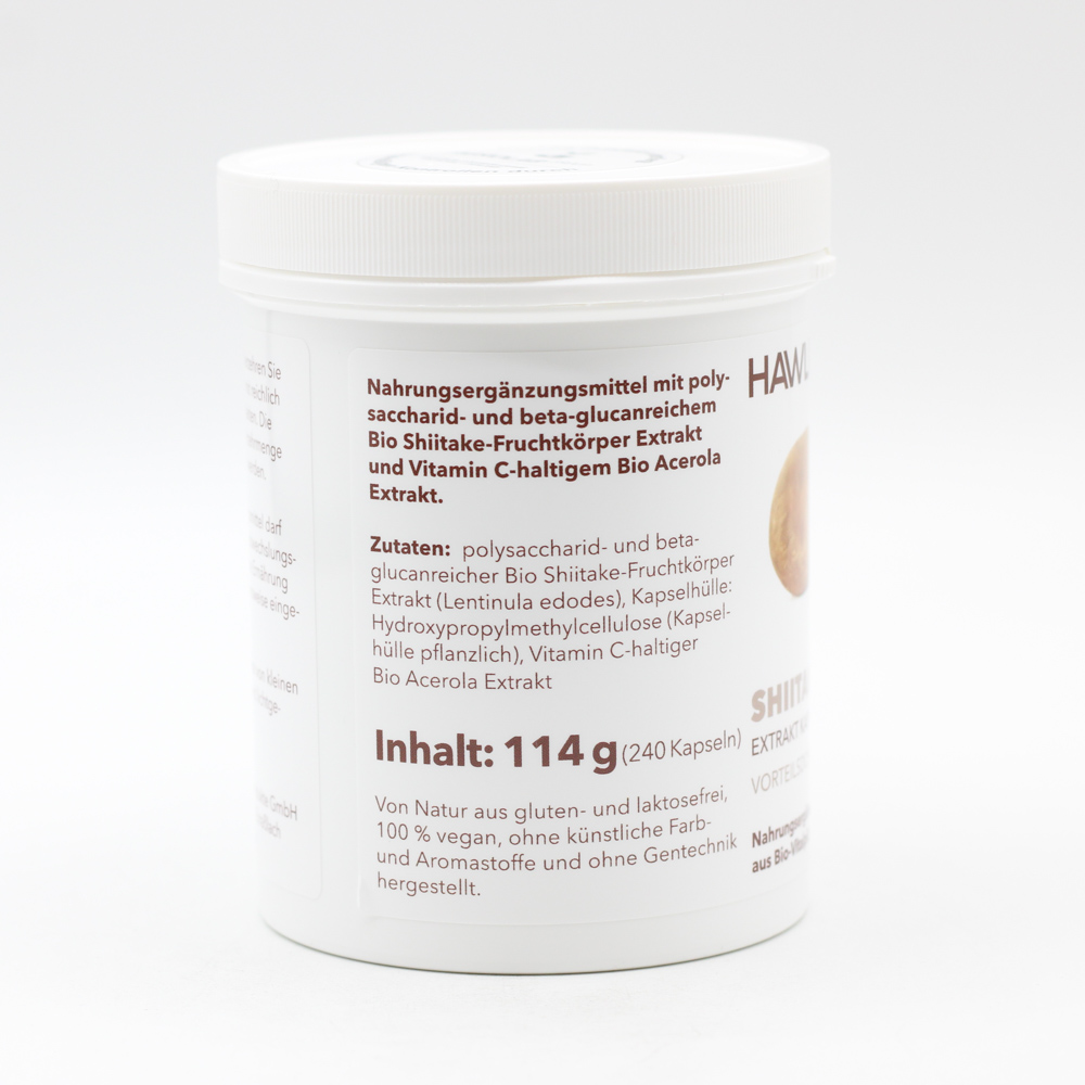 BIO SHIITAKE Extrakt Kapseln BIO SHIITAKE Extrakt Kapseln