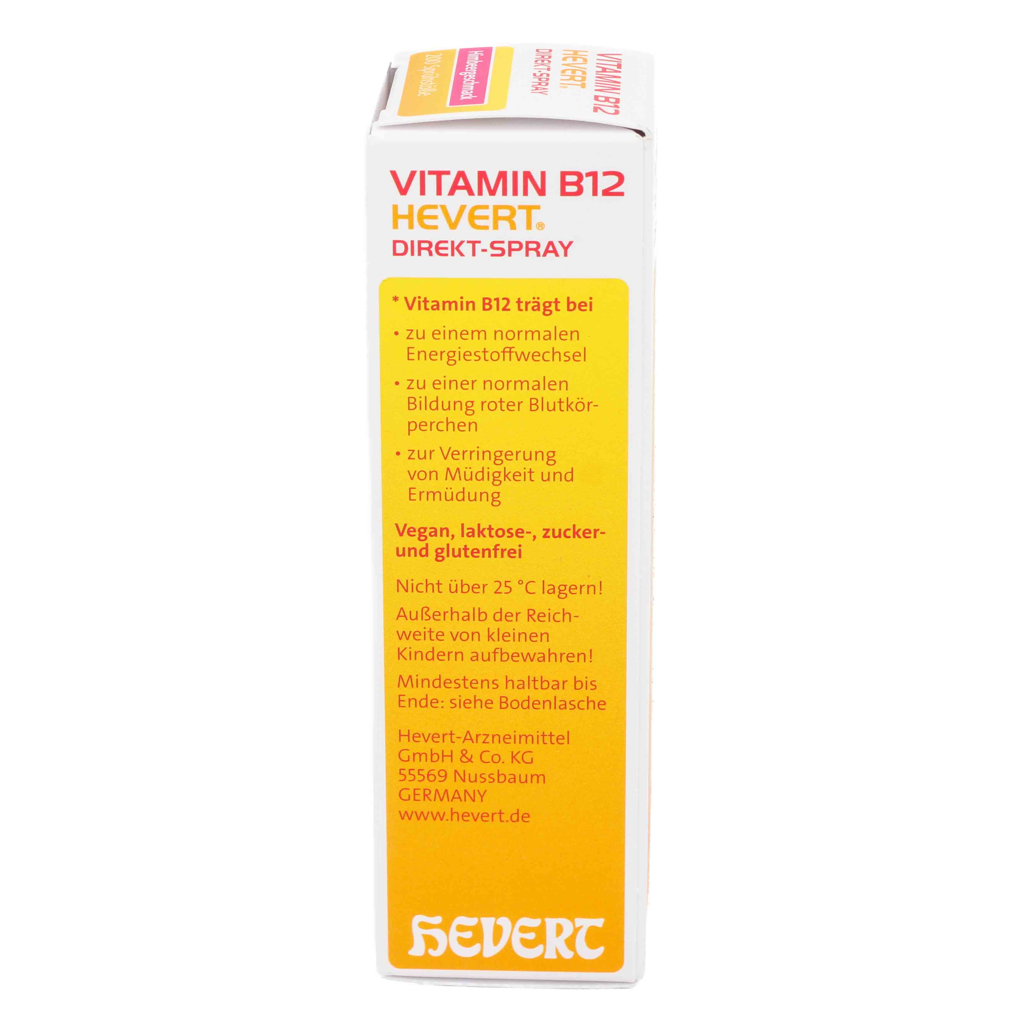 VITAMIN B12 HEVERT Direkt-Spray VITAMIN B12 HEVERT Direkt-Spray