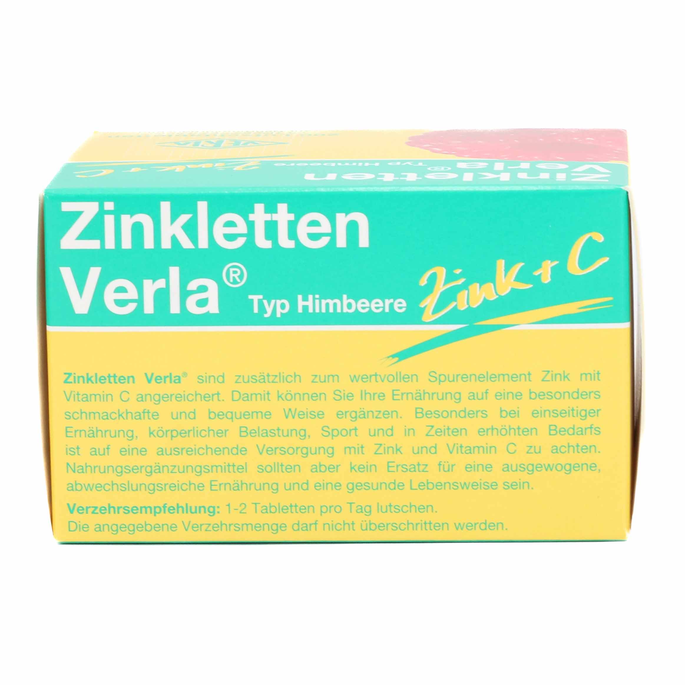 ZINKLETTEN Verla Himbeere Lutschtabletten ZINKLETTEN Verla Himbeere Lutschtabletten