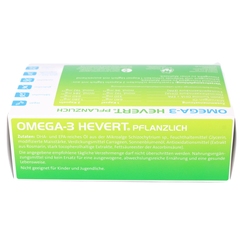 OMEGA-3 HEVERT pflanzlich Weichkapseln OMEGA-3 HEVERT pflanzlich Weichkapseln