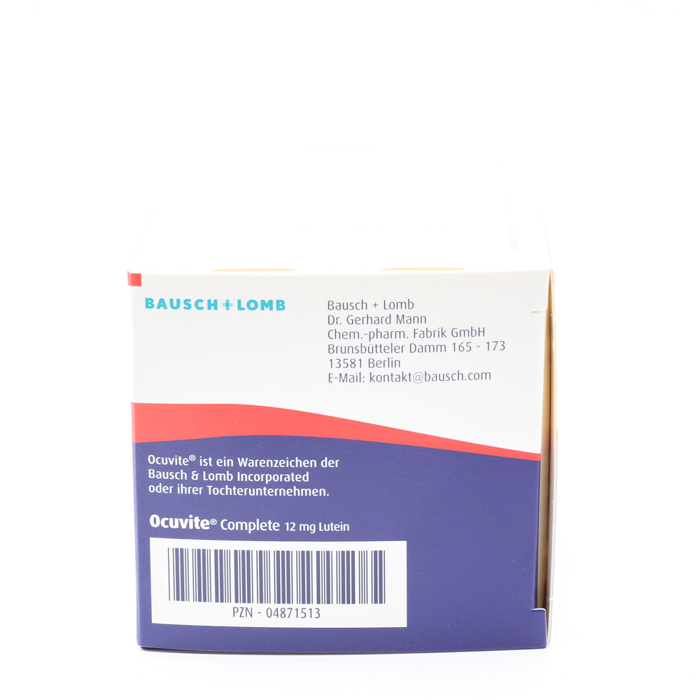 OCUVITE Complete 12 mg Lutein Kapseln OCUVITE Complete 12 mg Lutein Kapseln