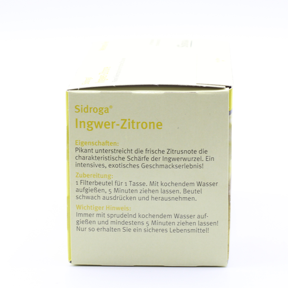 SIDROGA Wellness Ingwer-Zitrone Tee Filterbeutel SIDROGA Wellness Ingwer-Zitrone Tee Filterbeutel