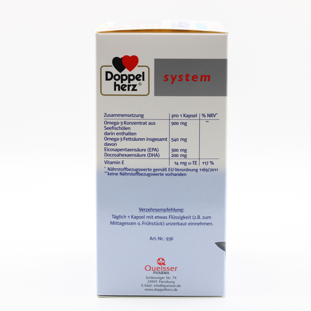 DOPPELHERZ Omega-3 Konzentrat system Kapseln DOPPELHERZ Omega-3 Konzentrat system Kapseln