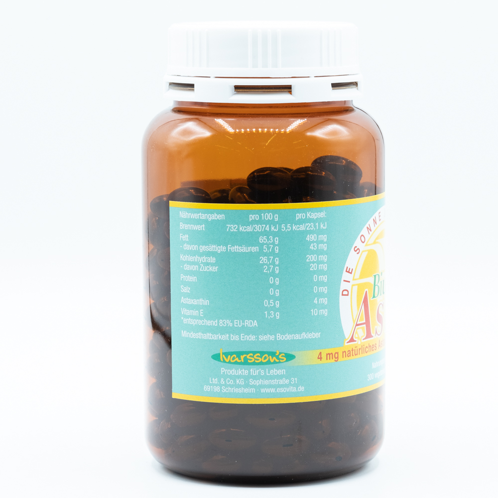 BIU ASTIN natürliches Astaxanthin 4 mg Kapseln BIU ASTIN natürliches Astaxanthin 4 mg Kapseln