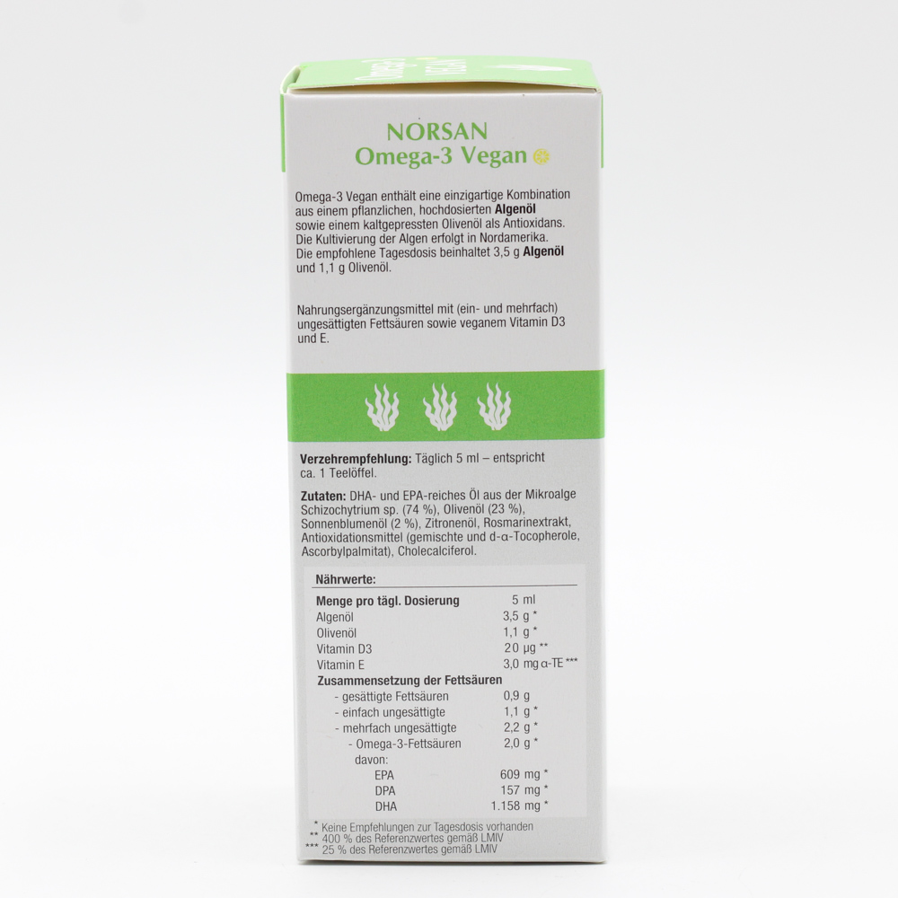 NORSAN Omega-3 vegan flüssig NORSAN Omega-3 vegan flüssig