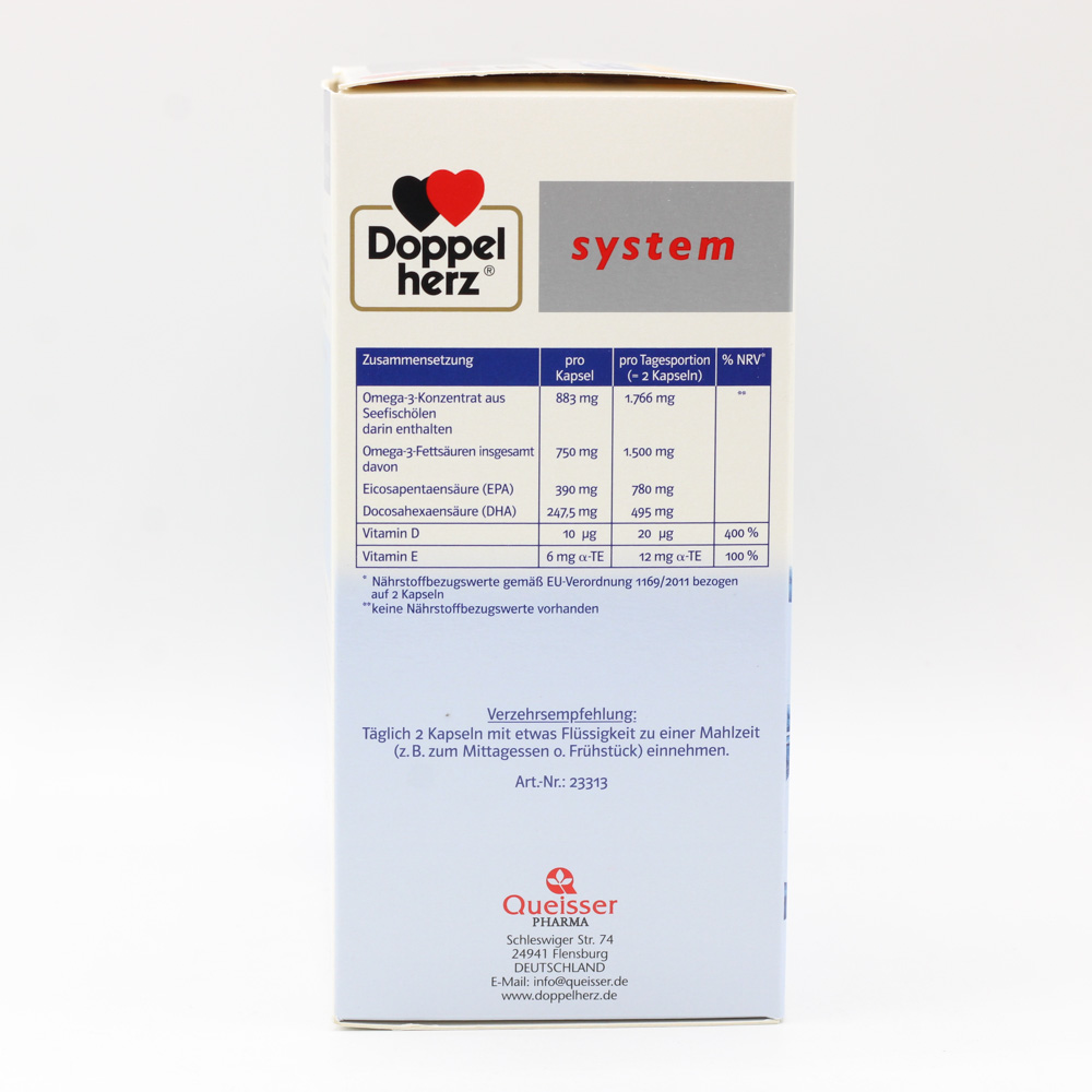 DOPPELHERZ Omega-3 Premium 1500 system Kapseln DOPPELHERZ Omega-3 Premium 1500 system Kapseln