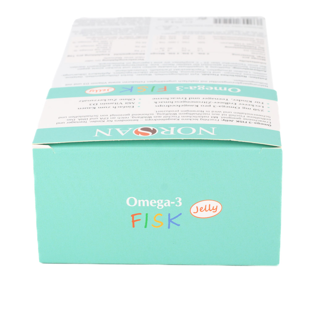 NORSAN Omega-3 FISK Jelly f.Kinder Drag.Vorratspa. NORSAN Omega-3 FISK Jelly f.Kinder Drag.Vorratspa.