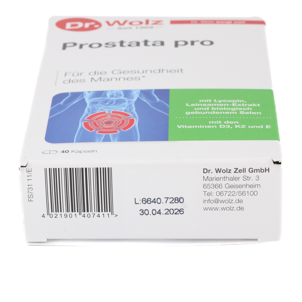 PROSTATA PRO Dr.Wolz Kapseln PROSTATA PRO Dr.Wolz Kapseln