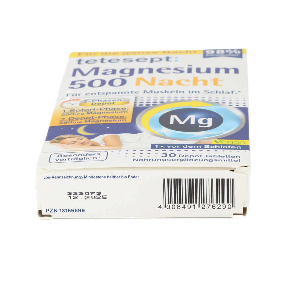 TETESEPT Magnesium 500 Nacht Tabletten TETESEPT Magnesium 500 Nacht Tabletten