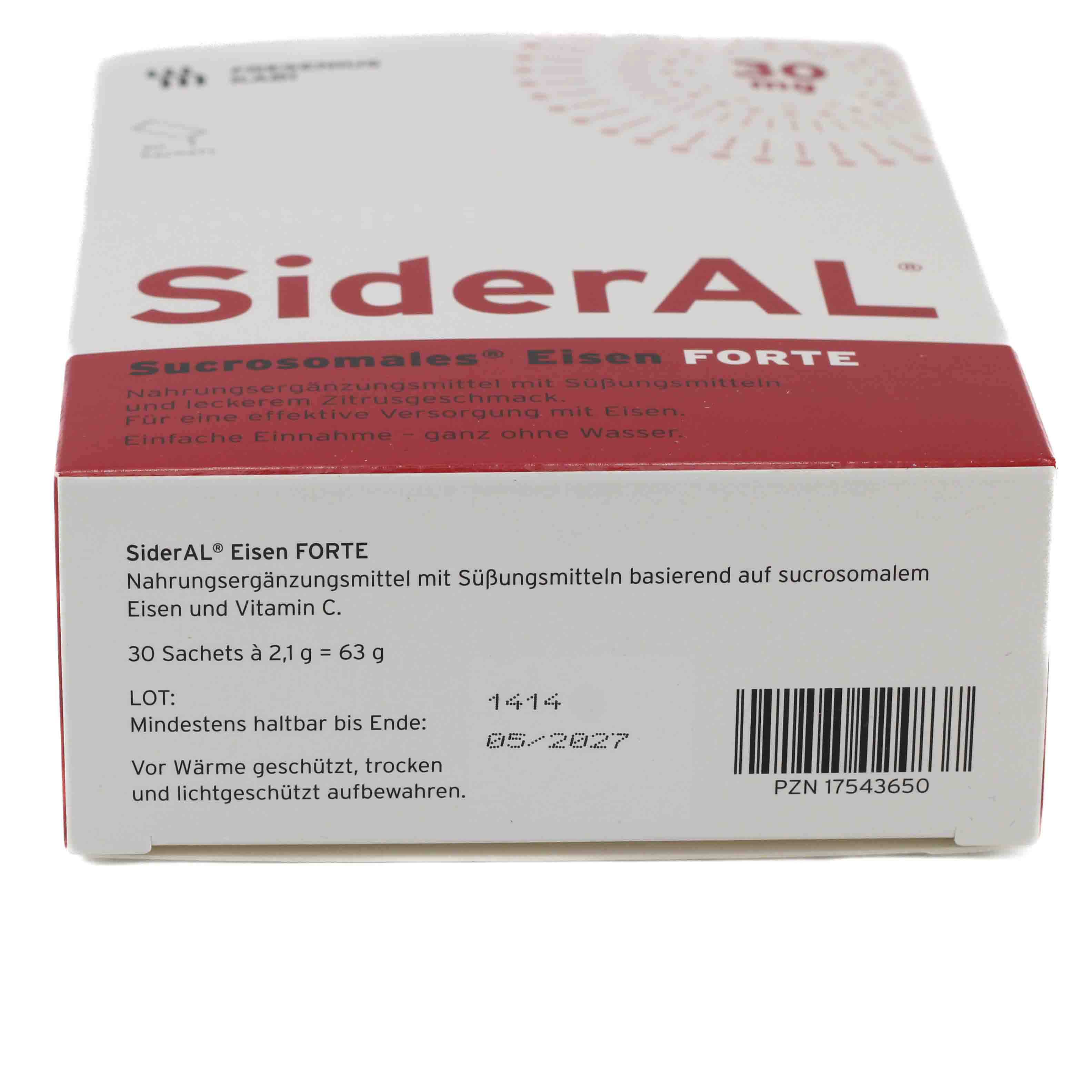SiderAL® Eisen Forte 30mg Zitrus bei erhöhtem Eisenbedarf SiderAL® Eisen Forte 30mg Zitrus bei erhöhtem Eisenbedarf