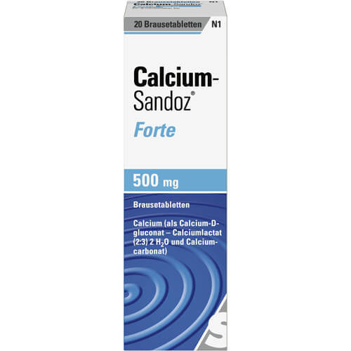CALCIUM SANDOZ forte Brausetabletten CALCIUM SANDOZ forte Brausetabletten